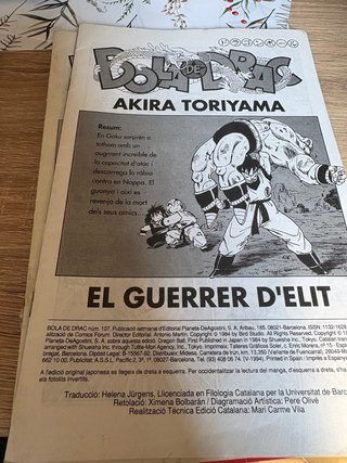 Bola de Drac Akira Toriyama – 9 cómics antiguos ca
