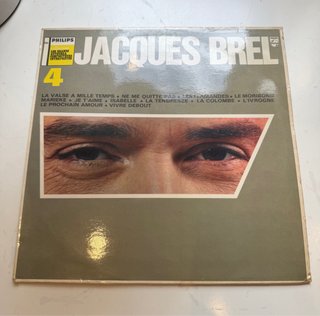 Vinilo Jacques Brel Vol. 4 LP Philips frances
