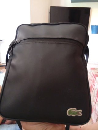 Bolso Lacoste Piel Negro