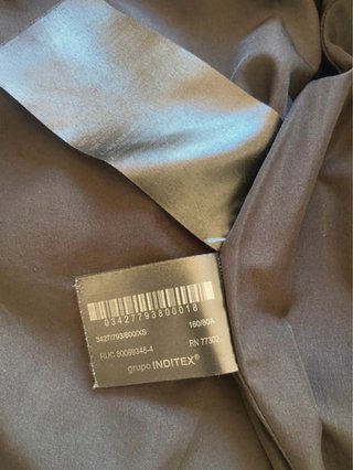 Casaco acolchoado Zara preto