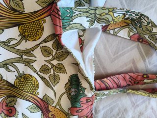 Bolso de playa estampado pájaros