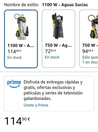 Stanley SXUP1100XDE Bomba Sumergible para Aguas