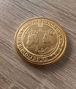 Monedas Pesetas Españolas + Réplica Reyes Católico