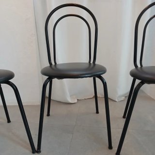 Juego 4 Sillas Oficina Vintage