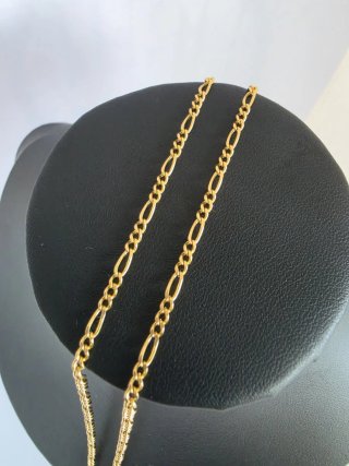 Cadena Figaro oro 18K, 6,64 gr