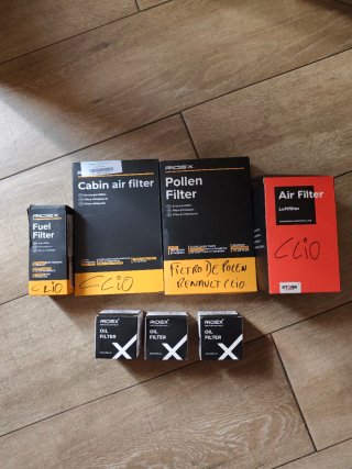 Filtros Renault Clio 2 Para Vehículo año 2004