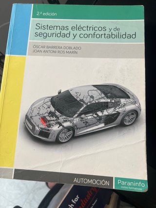 Libros del primer año grado superior automoción