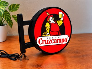 Pack Cruzcampo: Cartel Luminoso + Posavasos