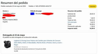 Logitech G923 + Pedales + Shifter + Next Level Rac