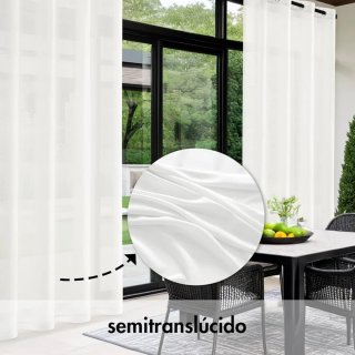 Cortinas interior Exterior Translucidas  245x140