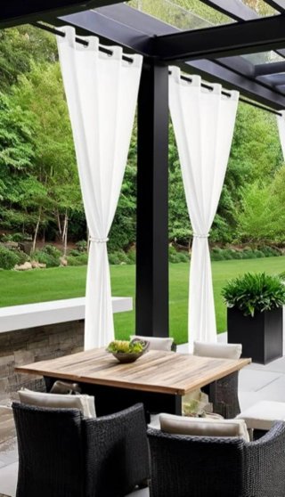 Cortinas interior Exterior Translucidas  245x140