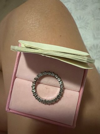 Anillo Swarovski Plata