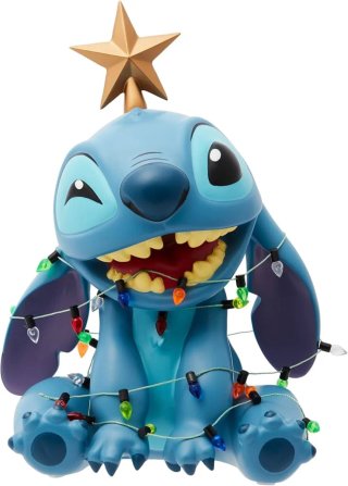 Figura Disney Stitch Navidad Enesco