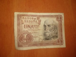 Billete 1 Peseta Banco de España 1953