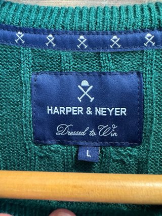 Jersey Harper & Neyer Verde - Talla L.