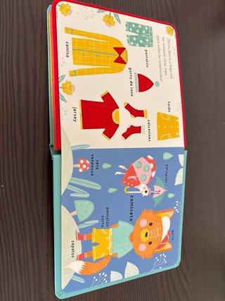 Libro mis palabras con texturas
