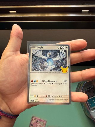 Carta Pokémon Lugia 121/128 Español 30 Aniversario