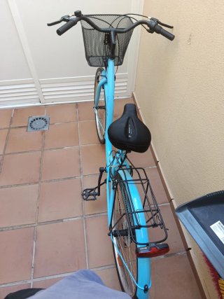 Bicicleta Paseo Mujer Azul