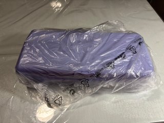 Caja multiusos con compartimentos morada