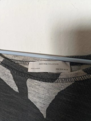 Camiseta Zara Estampada Mujer