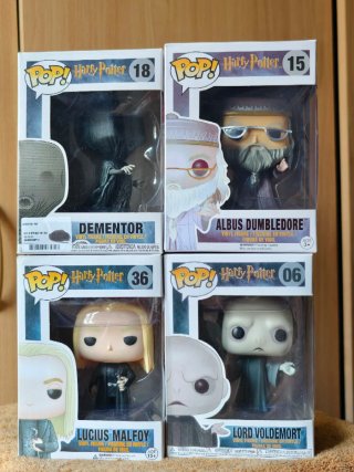 Lote 4 Funkos de Harry Potter