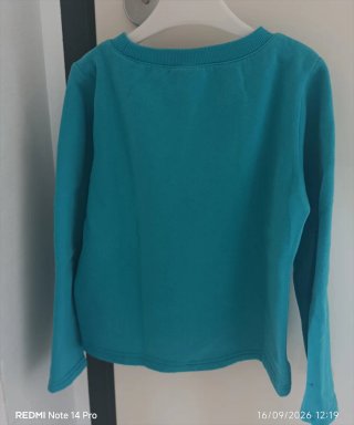 Felpa Domyos Decathlon 8 anni turchese bambino/a