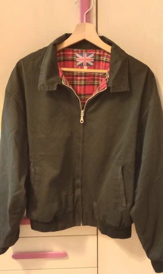 Chaqueta Harrington Talla M/L Verde Oliva