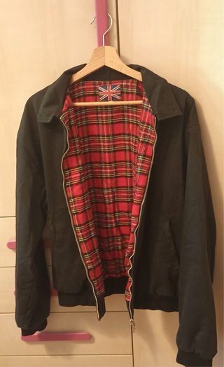 Chaqueta Harrington Talla M/L Verde Oliva