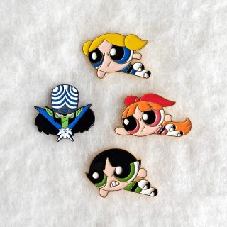 Pins Las Supernenas y Mojo Jojo