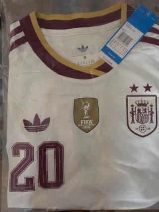 Camiseta España Adidas Mujer Talla M 2 Estrellas