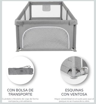 Parque infantil XXL 180x120x65 cm