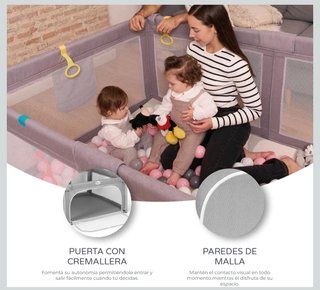 Parque infantil XXL 180x120x65 cm