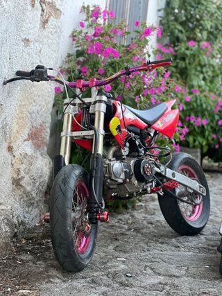 Pit Bike IMR Motocross Roja y Rosa