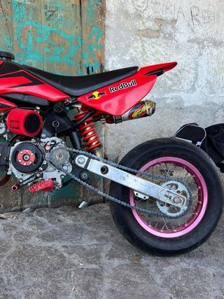 Pit Bike IMR Motocross Roja y Rosa