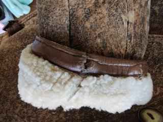 Giubbotto Shearling Beige/Marrone