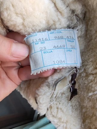 Giubbotto Shearling Beige/Marrone