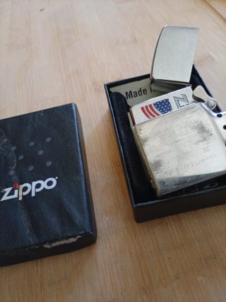 Zippo Original Made in USA Bandeira EUA