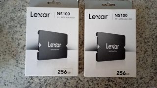 2x Lexar NS100 SSD 256GB SATA III 2.5
