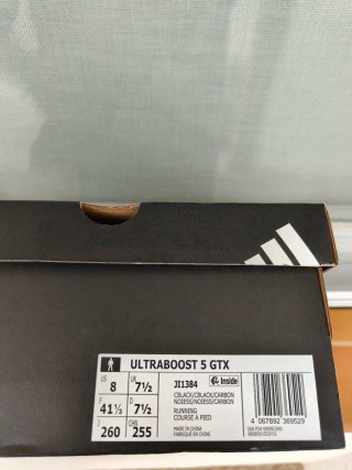 Adidas Ultraboost 5 Goretex Negro