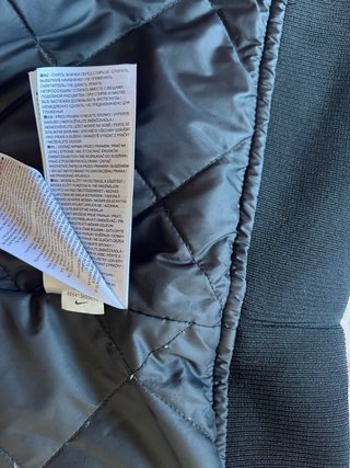 Chaqueta Bomber Nike NBA Negra Dorada