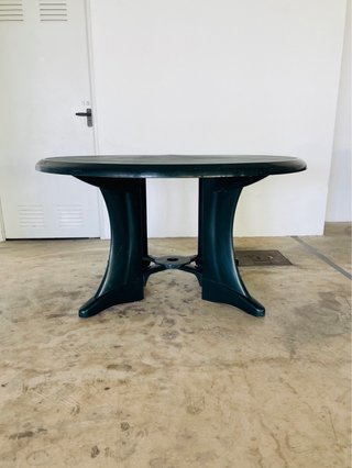 Tavolo da giardino rotondo Space Age / Retro - OFFERTA
