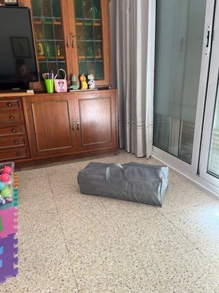 Parque infantil 120x120 con agarraderas
