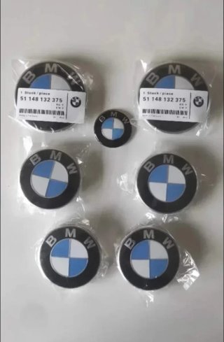 Kit 8 Logos BMW Estilo Clásico