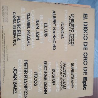 3 LPs Epic - El Disco de Oro