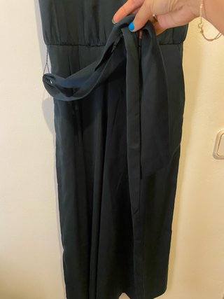 Mono pantalón largo verde oscuro