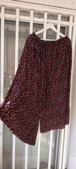 Pantalón estampado mujer