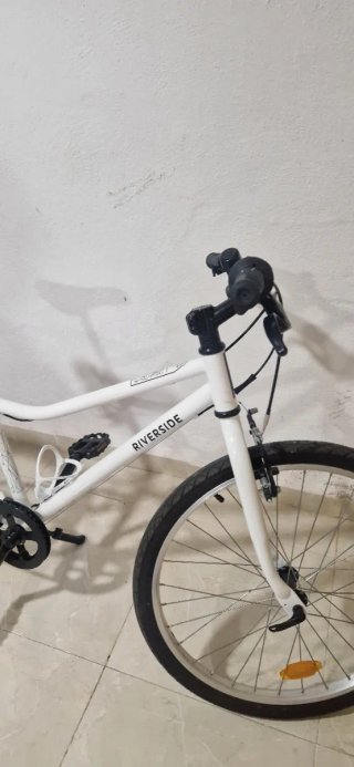 Bicicleta Riverside niña blanca