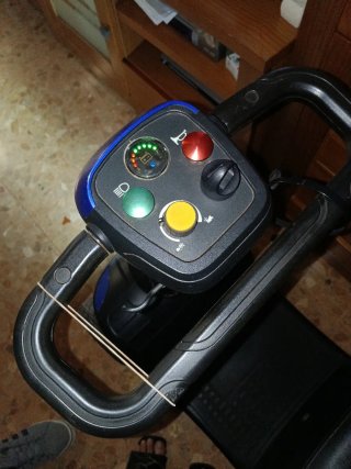 Scooter movilidad reducida negro/azul