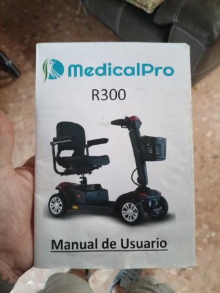 Scooter movilidad reducida negro/azul