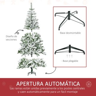 Árbol Navidad Artificial 180cm Nevado